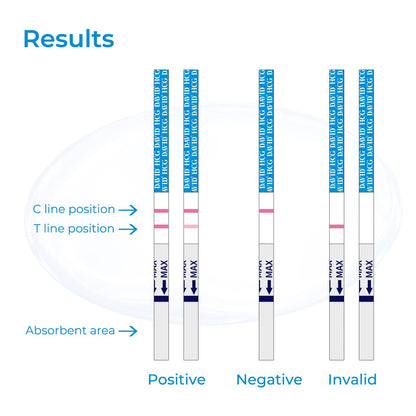 DAVID Pregnancy Test Strips – Early Detection HCG, 10 Count, 6 Days Before Missed Period