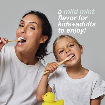 Davids Hydroxi Mild Mint Fluoride Free Nano Hydroxyapatite Toothpaste for Enamel Health & Whitening | SLS Free, Kid Friendly, Made in USA