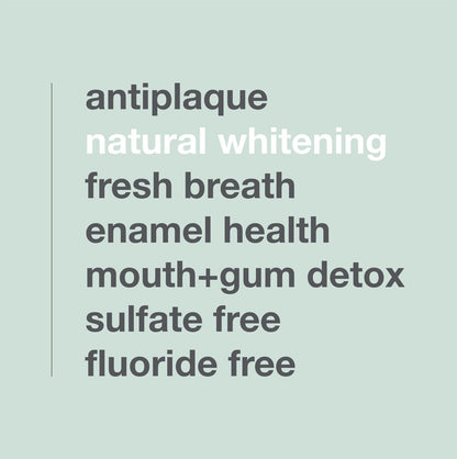 Davids Fluoride Free Toothpaste | Spearmint, SLS-Free, Whitening & Antiplaque | 5.25oz | Made in USA | EWG Verified