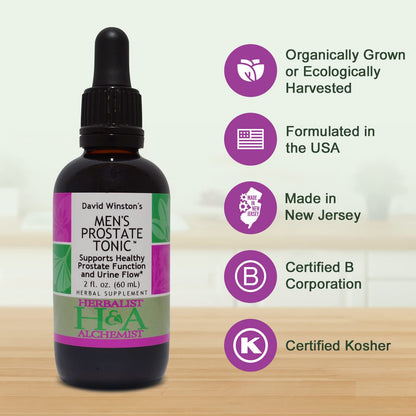 David Winston's Men's Prostate Tonic™ - Supports Healthy Prostate Function & Urine Flow | 2 Fl Oz