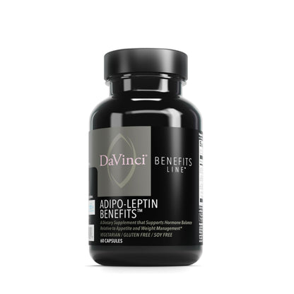 DAVINCI Labs Adipo-Leptin Benefits – Hormone Balance & Metabolism Support | 60 Vegetarian Capsules