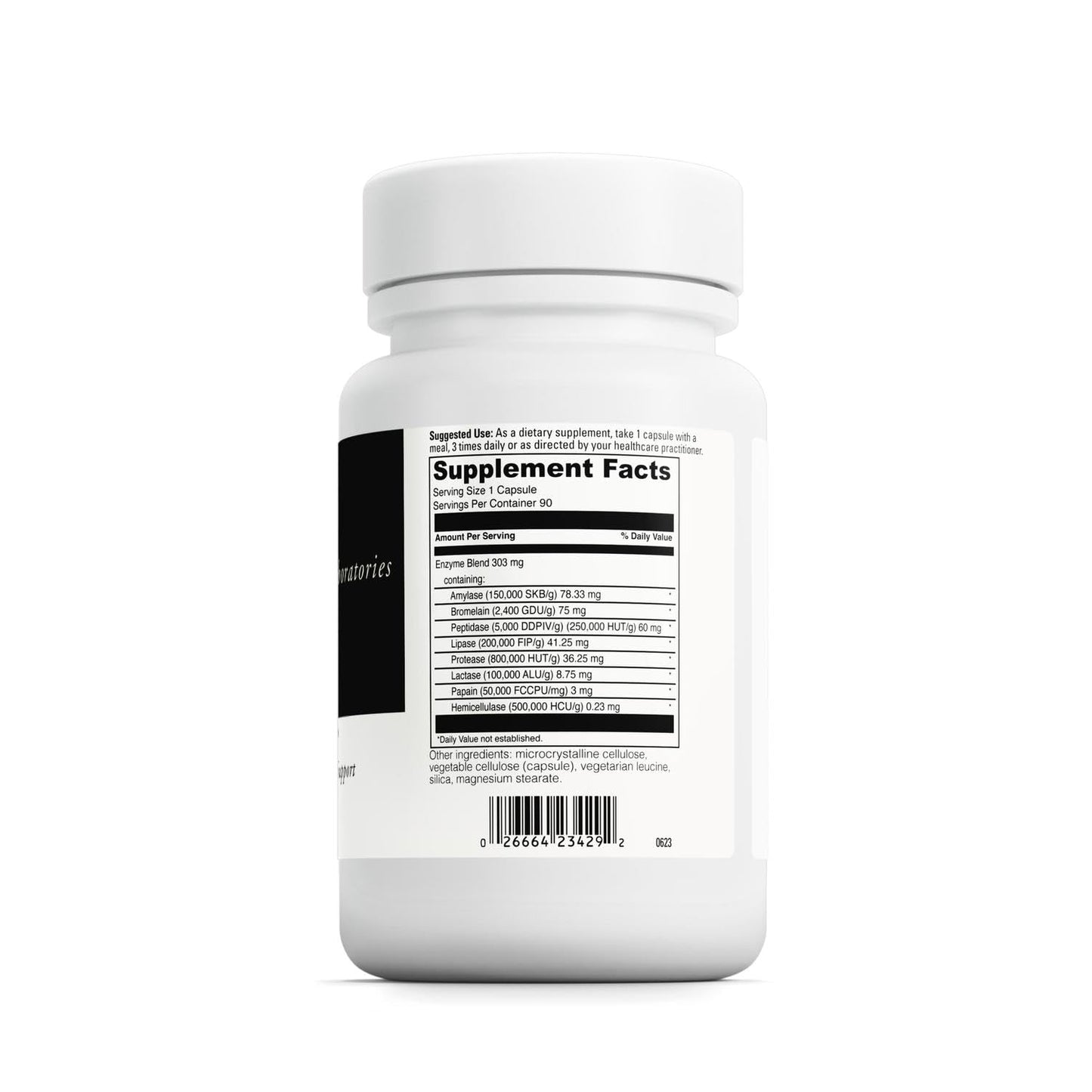 DAVINCI Laboratories Digenzyme - Digestive Support | Gluten-Free, Soy-Free, 90 Vegetarian Capsules
