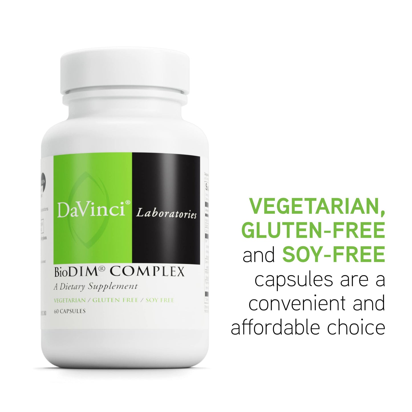 DAVINCI Labs BioDIM Complex - Hormone Support with Vitamin D3, DIM & Trans-Resveratrol | 60 Capsules