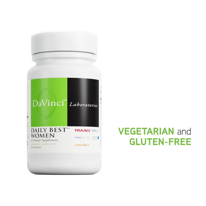 DAVINCI Labs Daily Best Women Multivitamin | Vegetarian & Gluten-Free | 90 Capsules