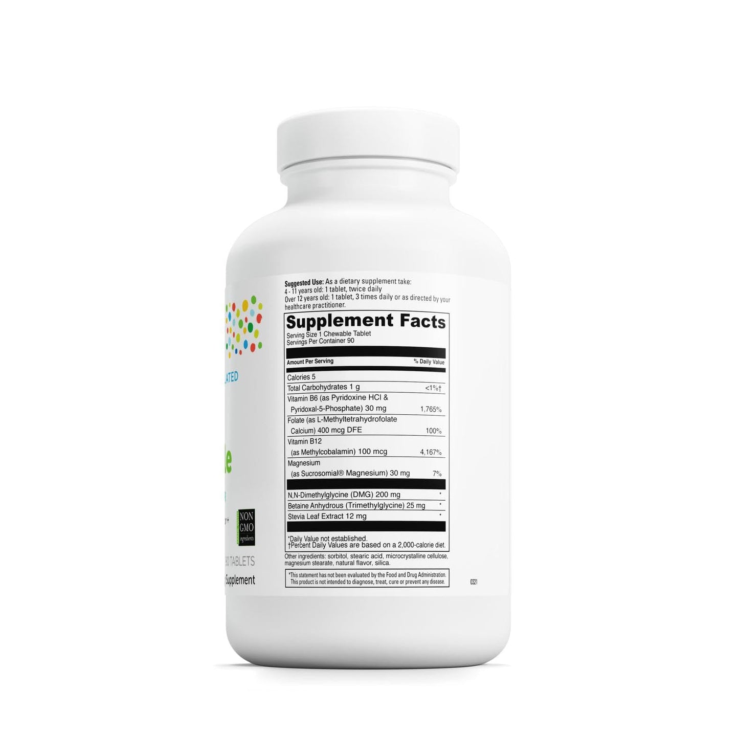DAVINCI Labs Focus Chewable – Kid Focus, Brain & Immune Health (Orange, Sugar-Free, 90 Tablets)