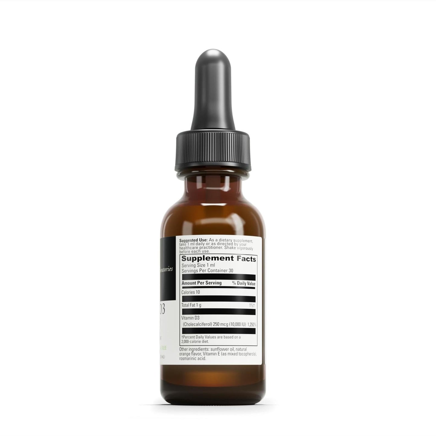 DAVINCI Labs Liquid D3 10,000 IU – Immune, Bone & Heart Health (1 Fl Oz)