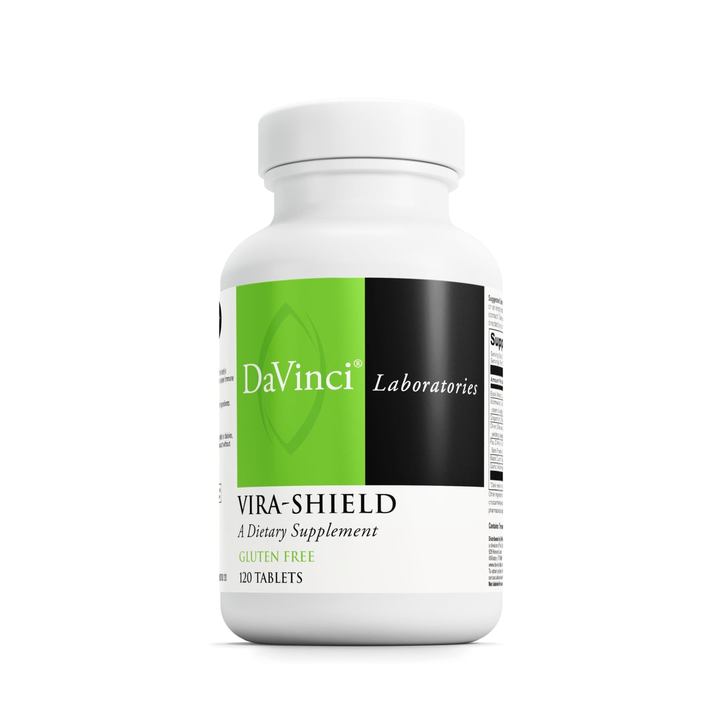 DAVINCI Labs Vira-Shield – Detox, Immune Support & Healthy GI Function – Gluten-Free, 120 Tablets