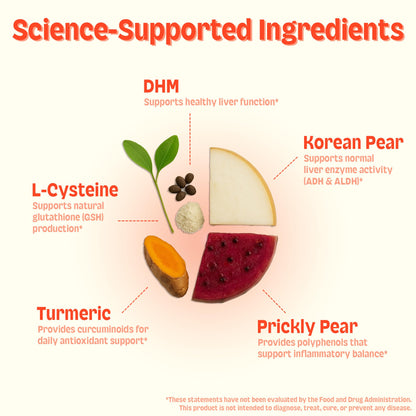 DAYGUARD — Doctor-Formulated Jelly to Feel Better After Drinking & Support Your Liver | Pre Alcohol Aid & Pre Drinking Prevention | DHM, L-Cysteine, Turmeric, Korean Pear | Peach Flavor | 22g × 10