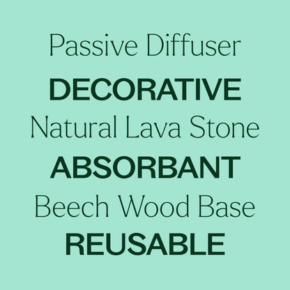 Plant Therapy Lava Rock Passive Diffuser – Essential Oils for Home, Office, Car
