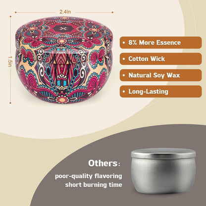 16 Pack Scented Candles Gift Set for Women | Soy Wax Aromatherapy