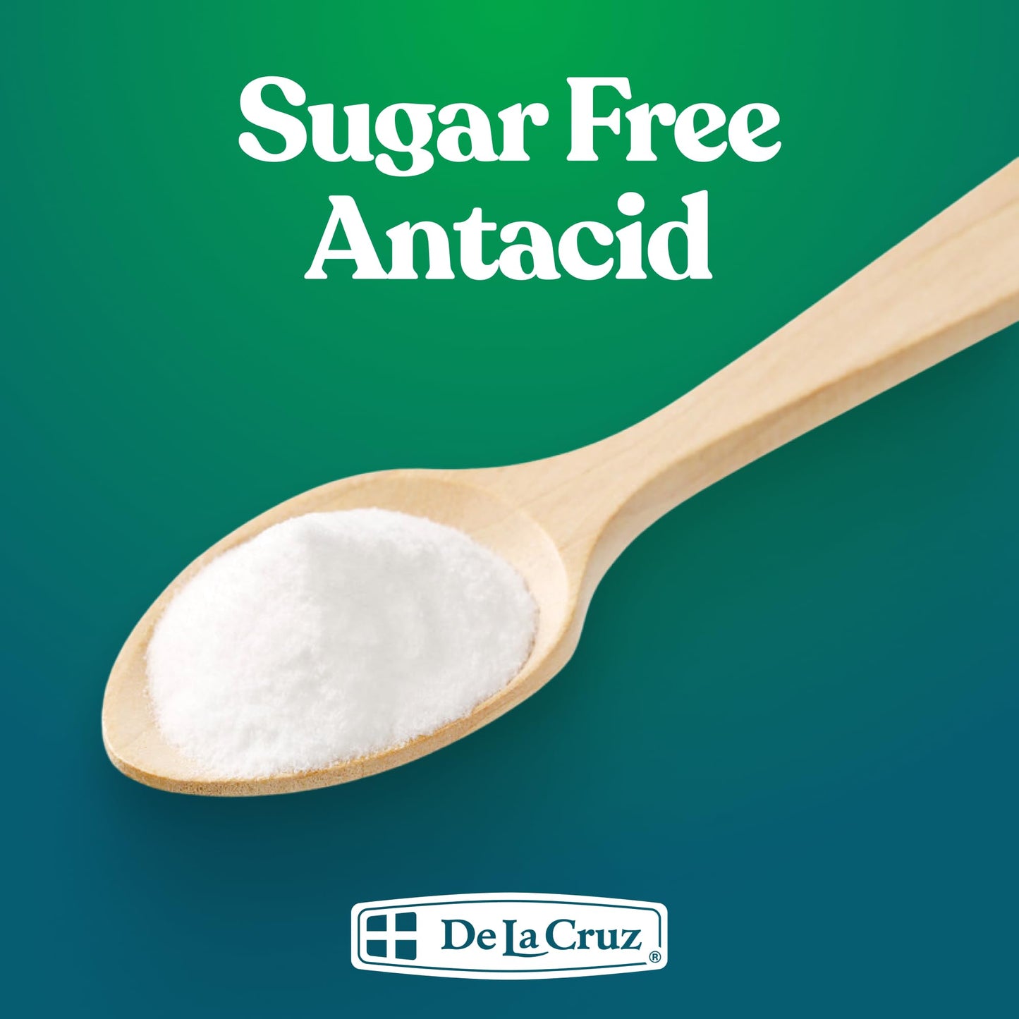 De La Cruz Pure Sodium Bicarbonate Powder – Aluminum-Free Antacid & Baking Soda, USA Packed, 4 oz