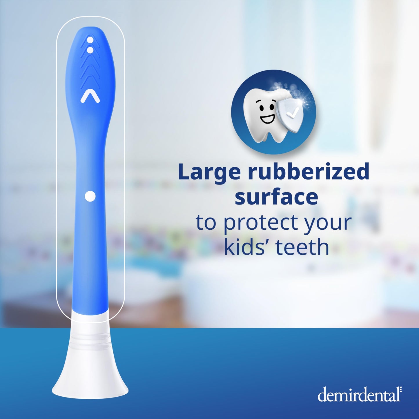 Demirdental Kids Toothbrush Heads for Philips Sonicare Kids (Ages 7-10) – Dark Blue