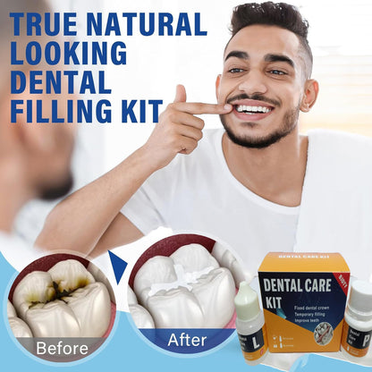 Dental Restoration Kit: Zinc Oxide Eugenol Cement for Temporary Crowns & Bridges