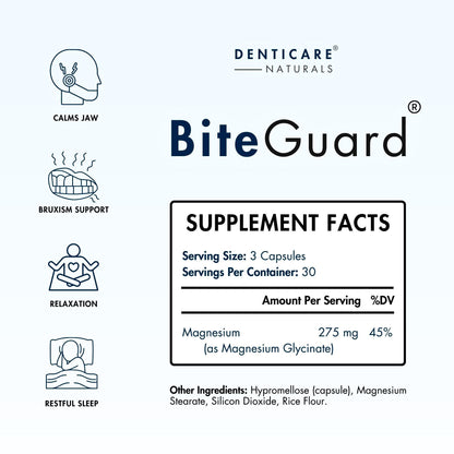 Denticare Bite-Guard: Teeth Grinding & Clenching Relief – 90 Vegan Capsules
