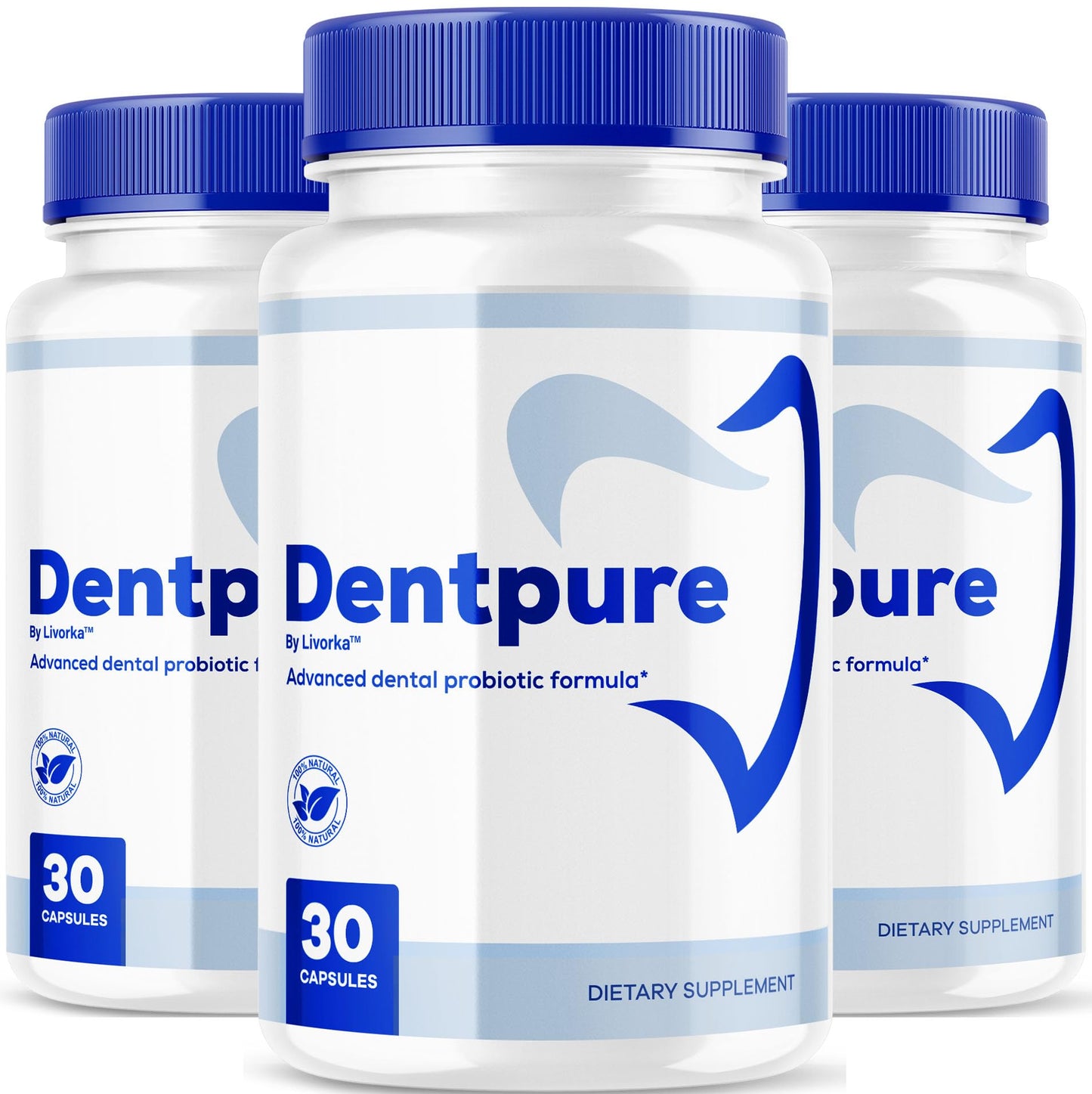 (3 Pack) Dentpure Probiotics – Official Dentpure Capsules for Healthy Teeth & Gums (90 Capsules, 3 Months)