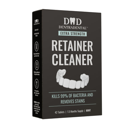 DENTRA DENTAL 42-Count Retainer Cleaner Tablets – Aligners, Mouth Guards & More | Mint