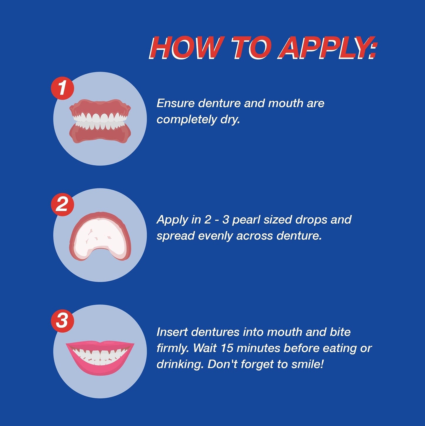 Secure Sensitive Denture Adhesive 1.4 oz (40 g) - Waterproof & Gentle