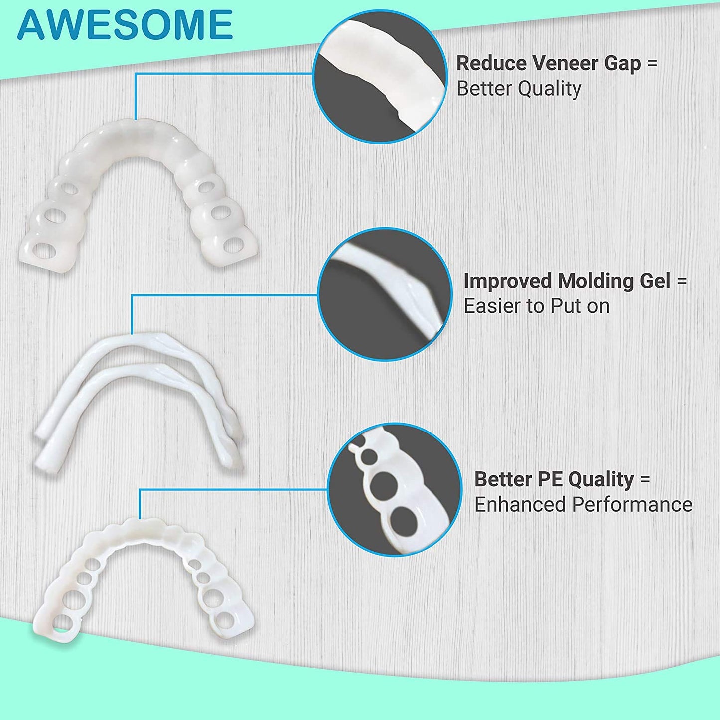 Denture Kit for Improving Smile | Temporary Teeth Repair Kit