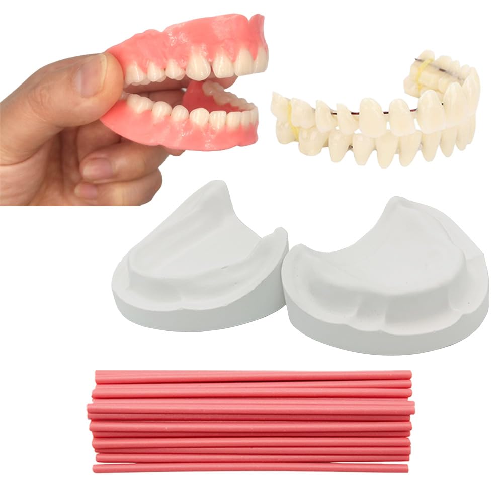 DIY Denture Kit: Full or Partial Top & Bottom Fake Teeth at Home