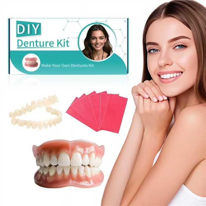 Dentures DIY Kit – Create Your Perfect Smile at Home | Easy, Affordable & Customizable