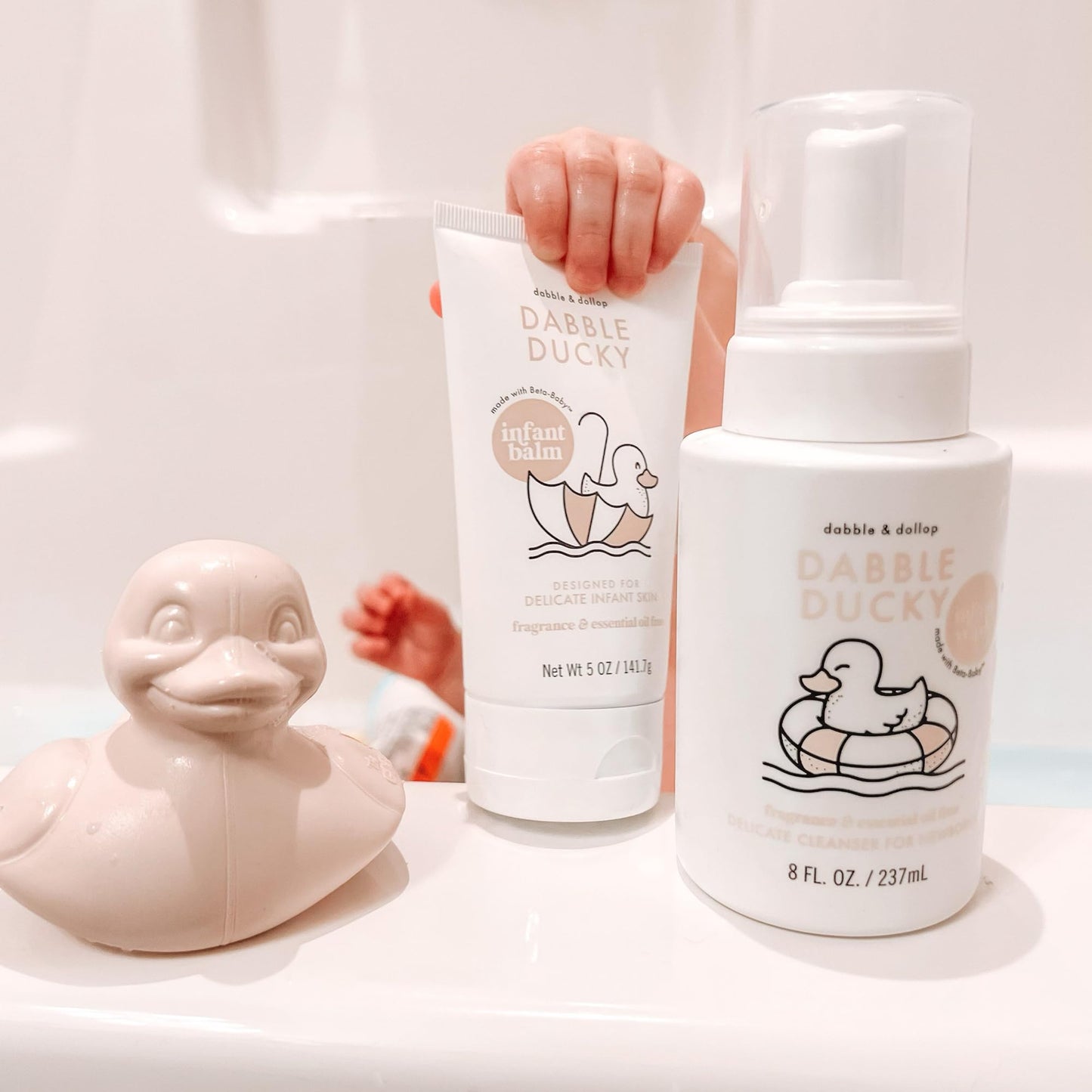 Dabble & Dollop Baby Wash & Lotion Bundle – Fragrance-Free (2-Pack)