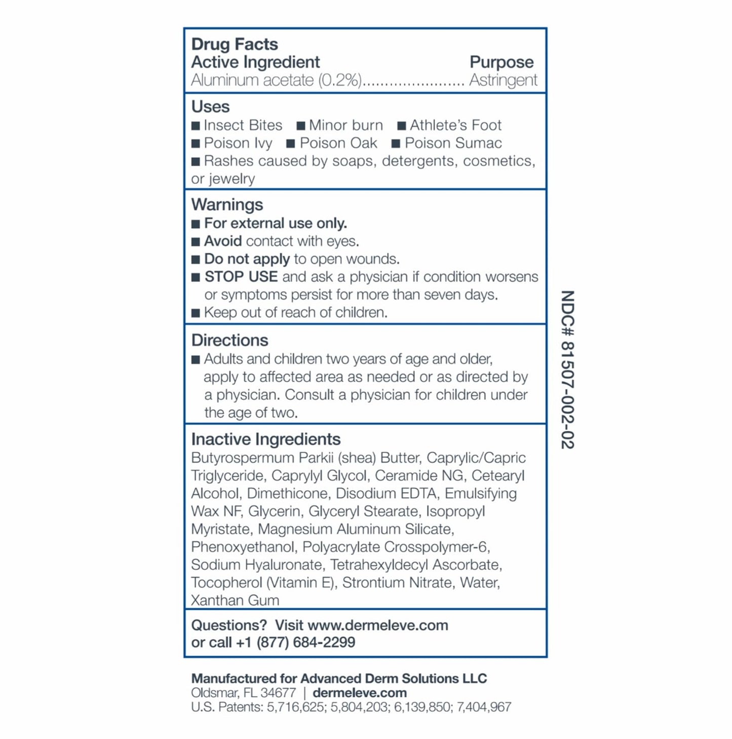 Dermeleve Steroid-Free Anti-Itch Cream | Extra Strength Itch Relief (2 oz)