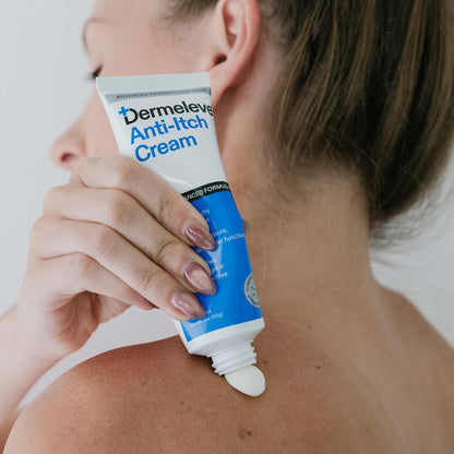 Dermeleve Steroid-Free Anti-Itch Cream | Extra Strength Relief for Psoriasis & More | 2 oz (2 Pack)