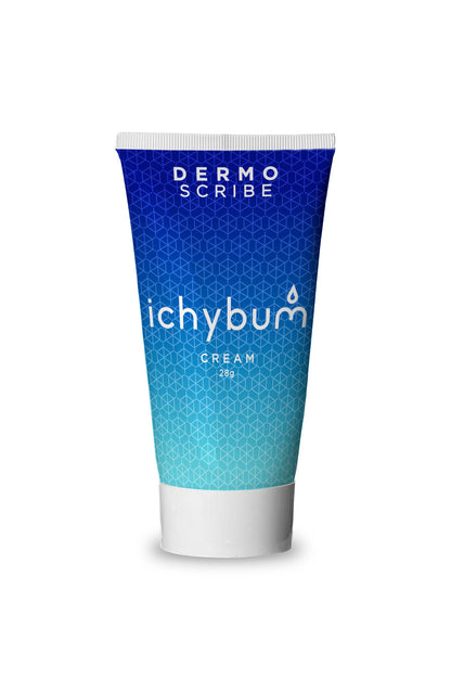 Dermoscribe Ichybum Anal Itching Cream – 28g | Hemorrhoid & Athlete’s Foot Relief with Hydrocortisone & Clioquinol