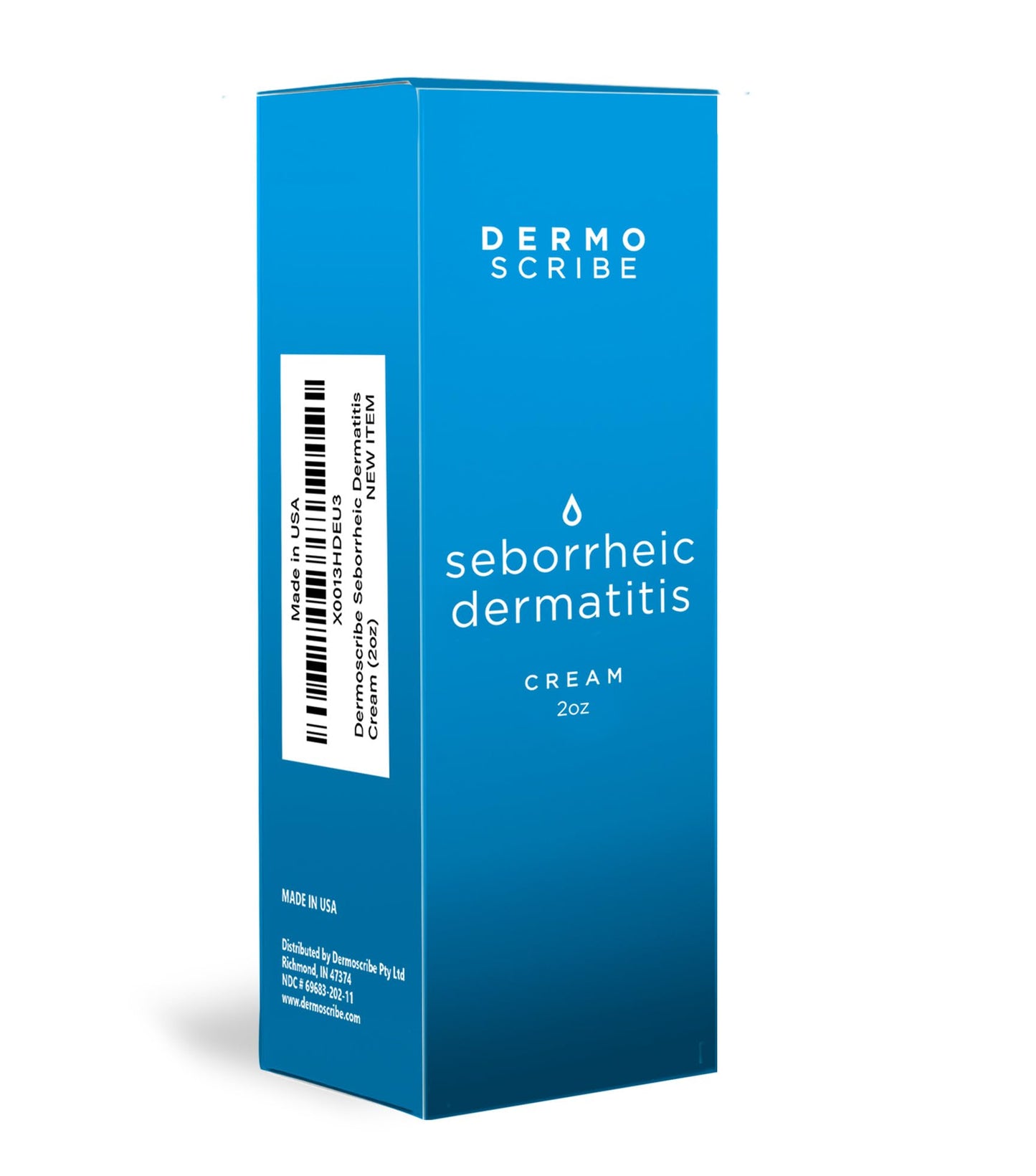 Dermoscribe Seborrheic Dermatitis Cream – Face, Scalp & Chest, 2 oz