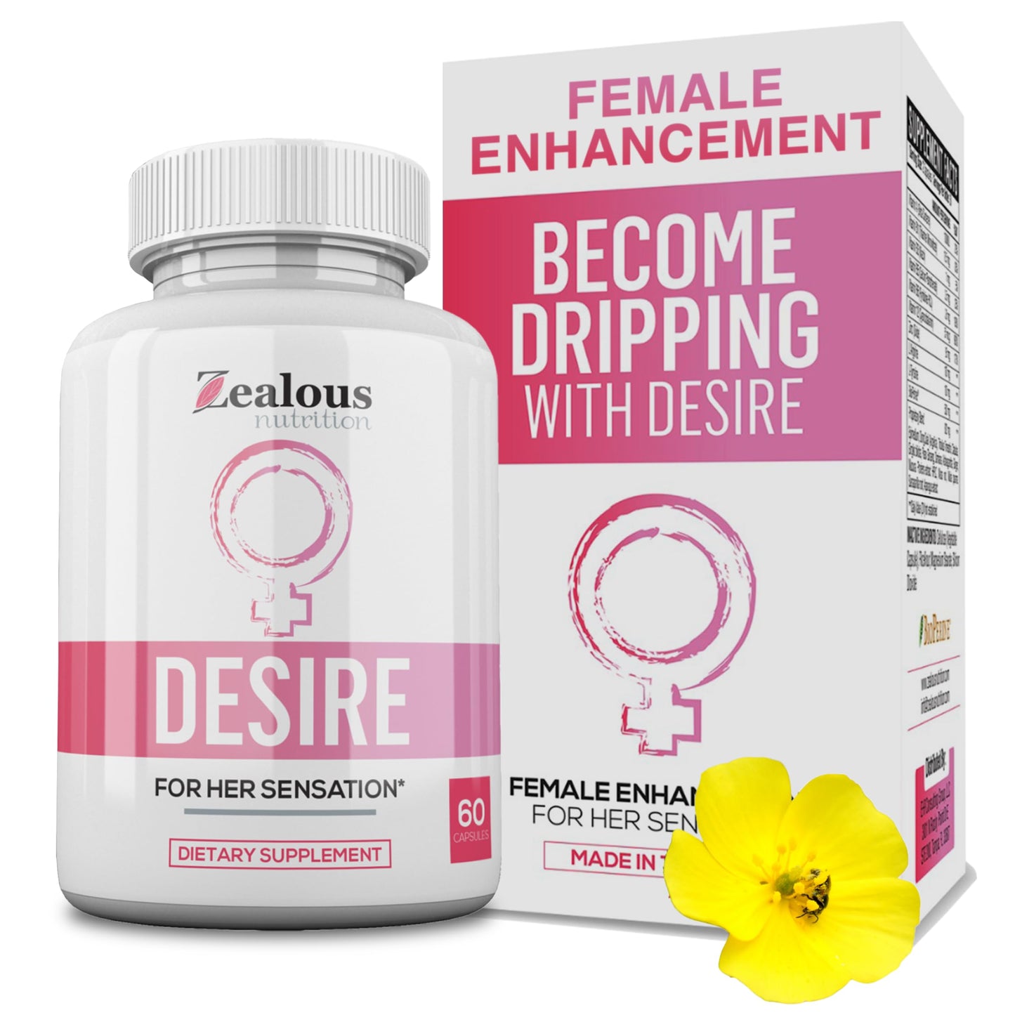 Desire Female Libido Booster – #1 Rated Women’s Libido Pills (1 Pack)