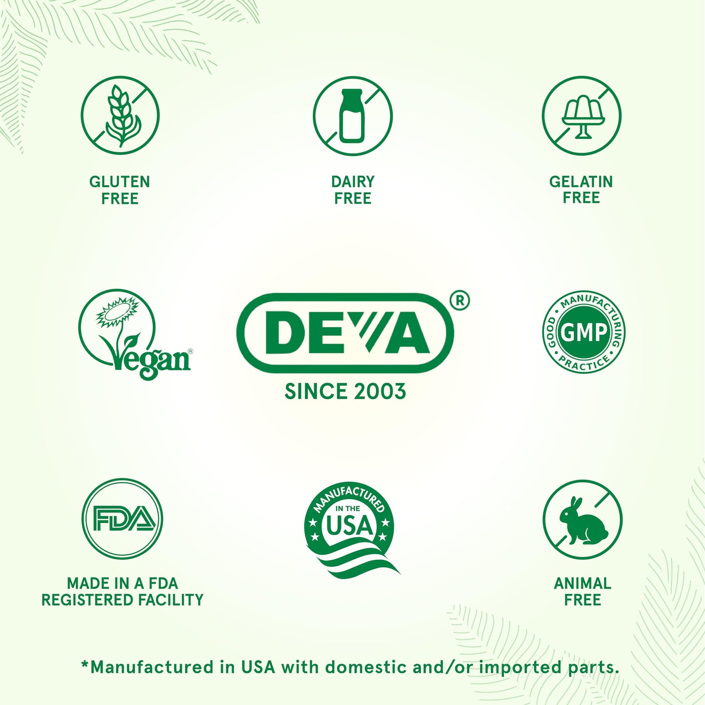 DEVA Vegan Glucosamine-MSM-CMO Turmeric - Gluten Free, Plant-Based | 90 Tablets (2 Pack)