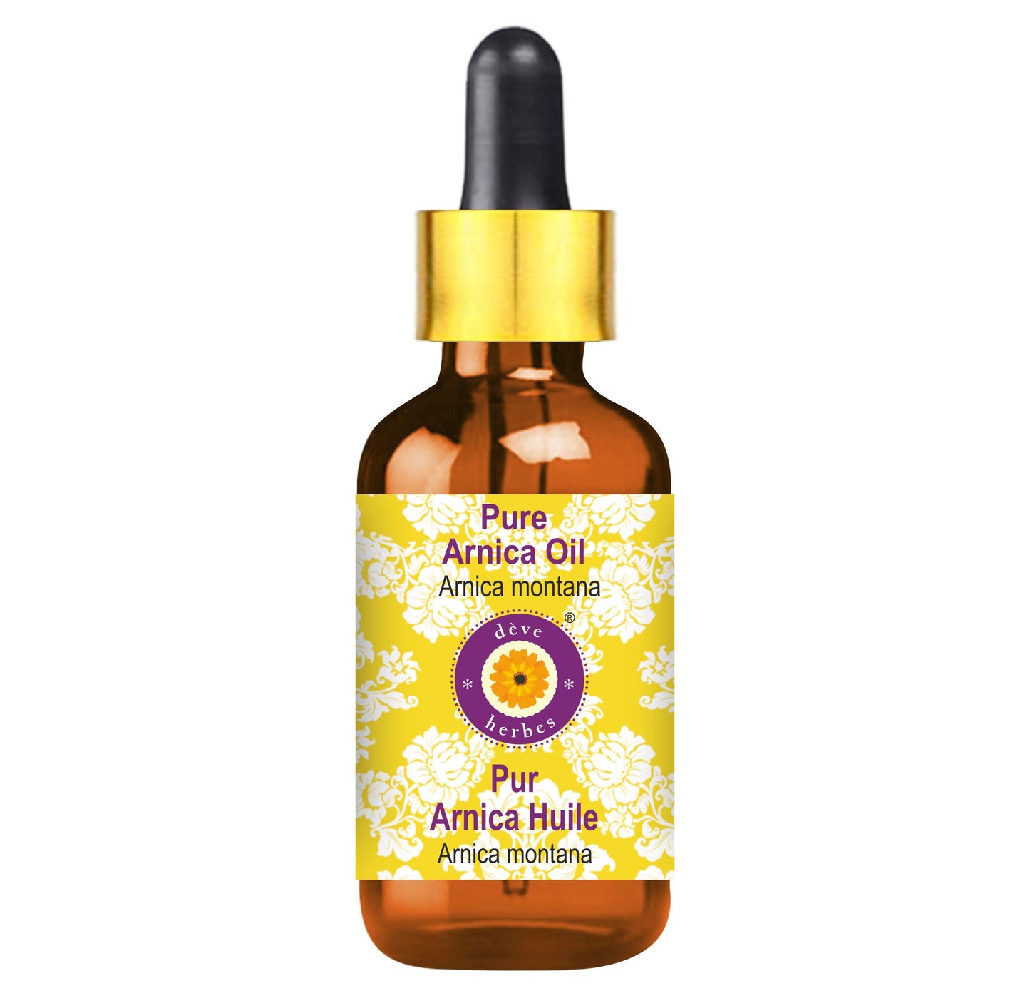 Deve Herbes Arnica Oil 15ml – Pure, Non-Sticky Facial Care (Glass Dropper)