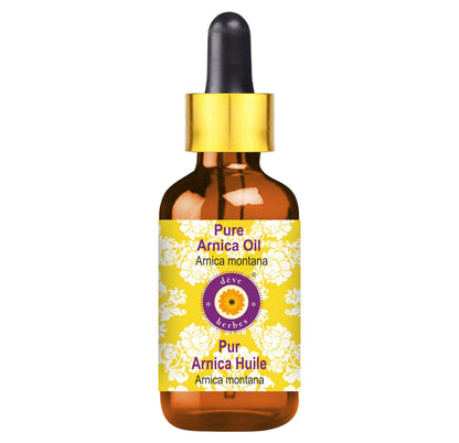 Deve Herbes Arnica Oil 15ml – Pure, Non-Sticky Facial Care (Glass Dropper)