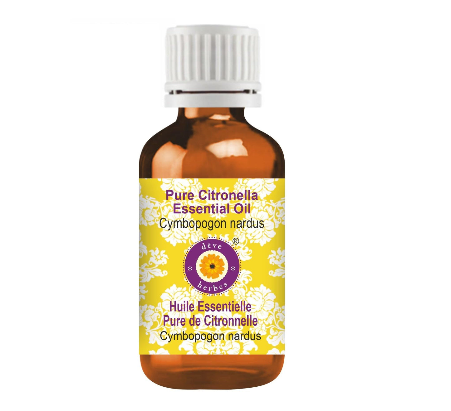 Deve Herbes Citronella Essential Oil – 30ml (1 oz) | Steam Distilled