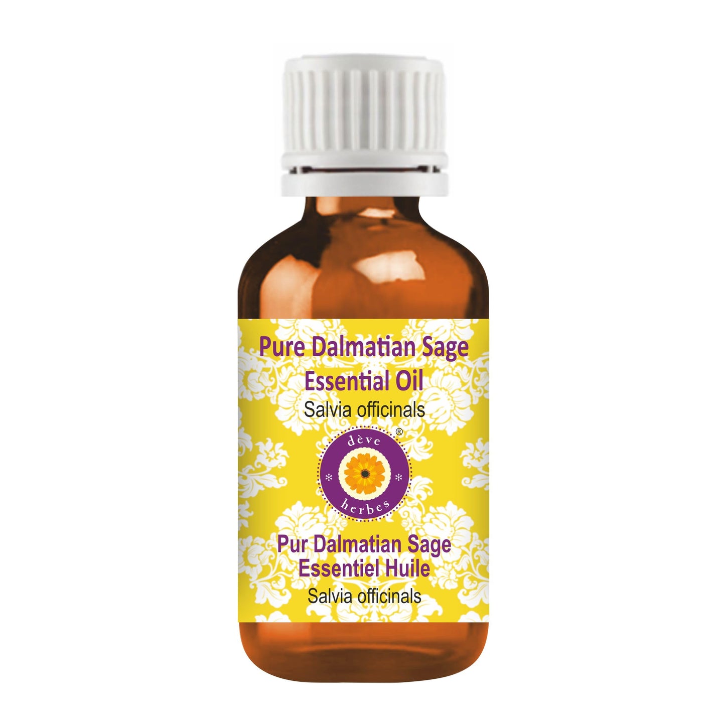 dève herbes Dalmatian Sage Essential Oil 5ml – Pure, Steam Distilled