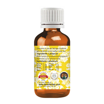 deve herbes Labdanum Essential Oil (Cistus ladaniferus) – Steam Distilled 10ml