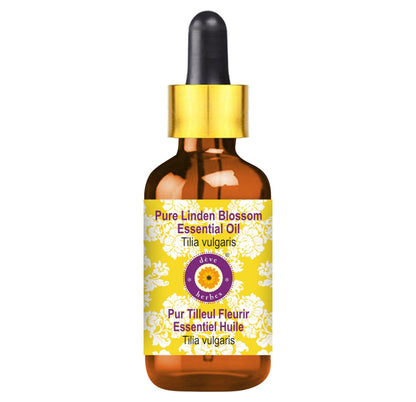 dève herbes Linden Essential Oil (Tilia vulgaris) 5ml – Glass Dropper | Pure, Non-Greasy