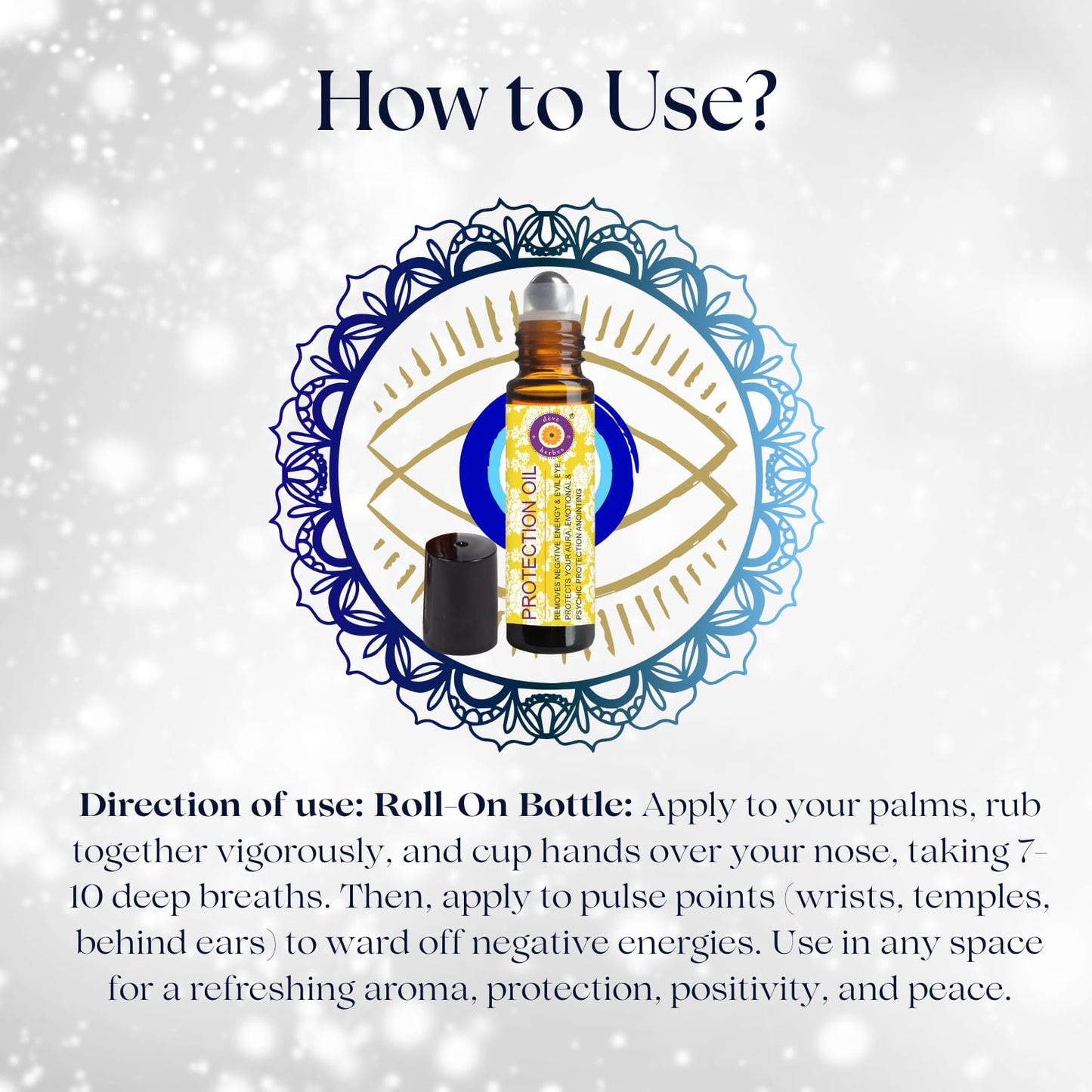 Deve Herbes Protection Oil – Essential Oil Blend for Negative Energies & Evil Eye (10ml & 5ml)