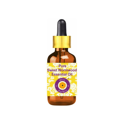 Deve Herbes Pure Sweet Wormwood Essential Oil 50ml with Glass Dropper