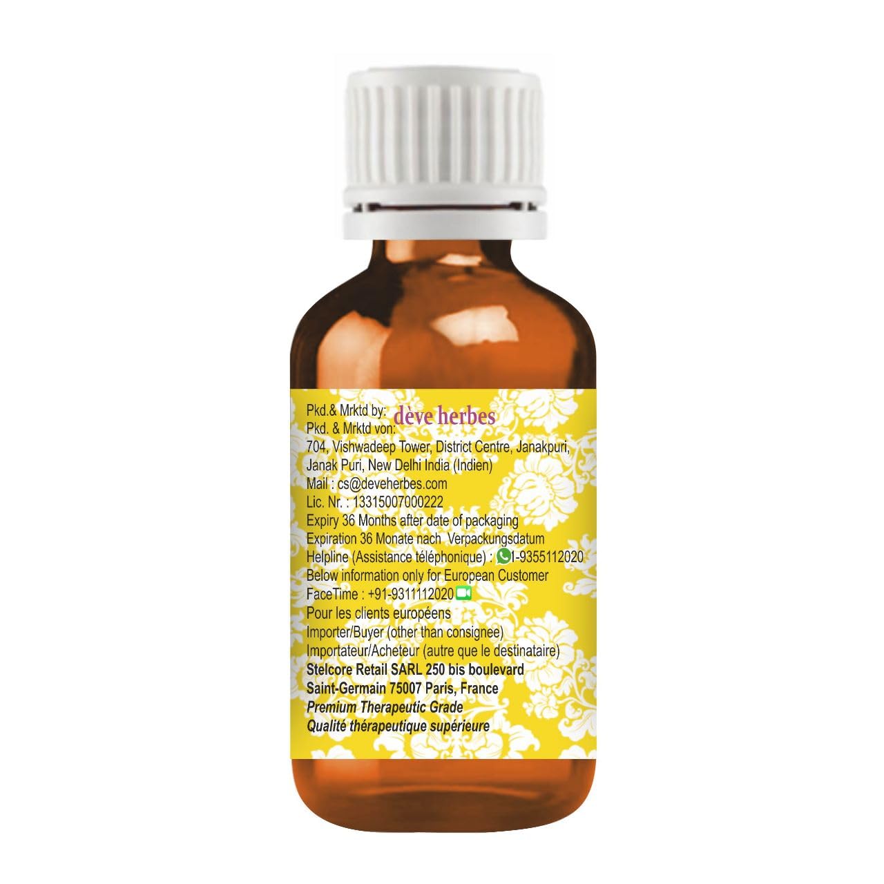 dève herbes Tolu Balsam Essential Oil (Myroxylon balsamum) Pure | 10ml | Steam Distilled | Rich Aroma