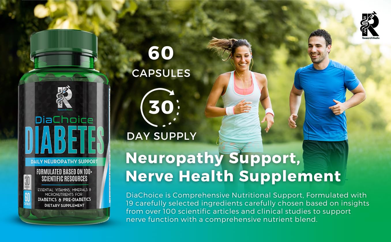 DiaChoice Neuropathy Support with 600 mg Alpha Lipoic Acid – Nerve Health