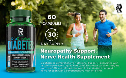 DiaChoice Neuropathy Support with 600 mg Alpha Lipoic Acid – Nerve Health