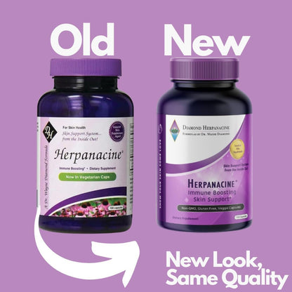 Diamond Herpanacine - Natural Skin Care & Immune Support (200 Count)