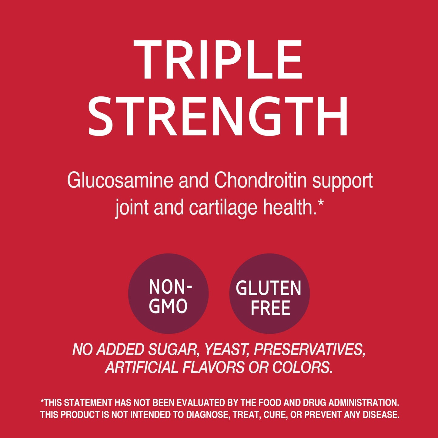 21st Century Glucosamine Chondroitin 750/600mg – Triple Strength Tablets (150 Count)