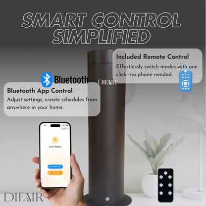 Difair Leak-Proof Waterless Diffuser - Hotel Collection NanoAtomizing Aroma