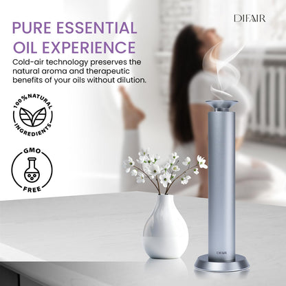 DIFAIR Rechargeable 10,000 mAh Aroma Diffuser – Hotel Collection Scent Diffuser for Home & Spa