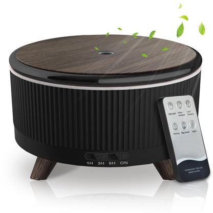 500ML Diffuser for Essential Oils – Large Room Aromatherapy with 7 Color Lights & 3 Mist Modes