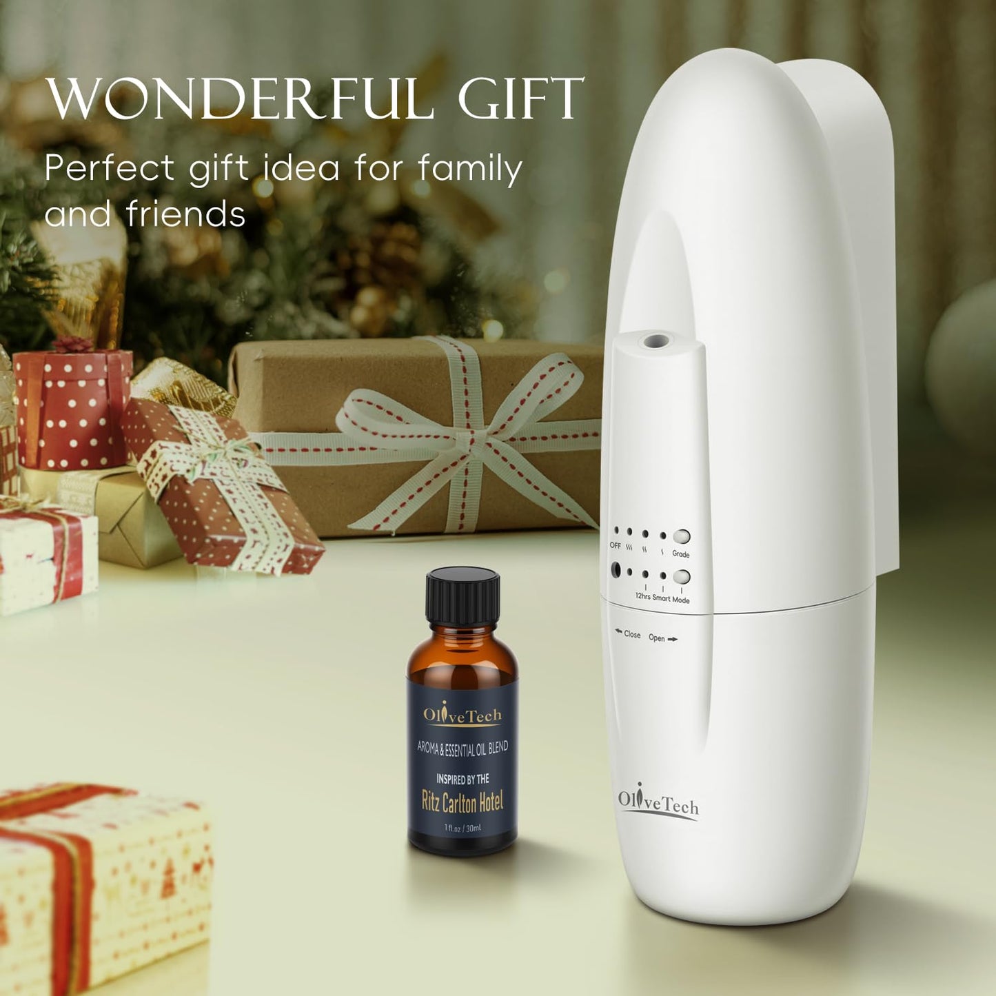 Plug-in Waterless Scent Diffuser – OliveTech, Hotel Collection, 500 sq ft