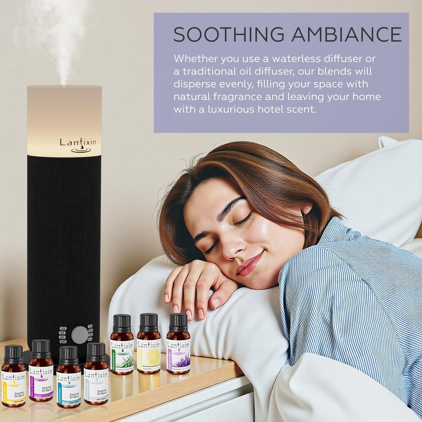 Lantixin Eucalyptus Essential Oil – Pure 0.5 oz | Premium Grade for Diffusers