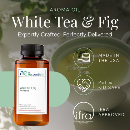 White Tea & Fig Aroma Oil – 300 mL | Essential Oils Blend for Diffusers & Scent Machines